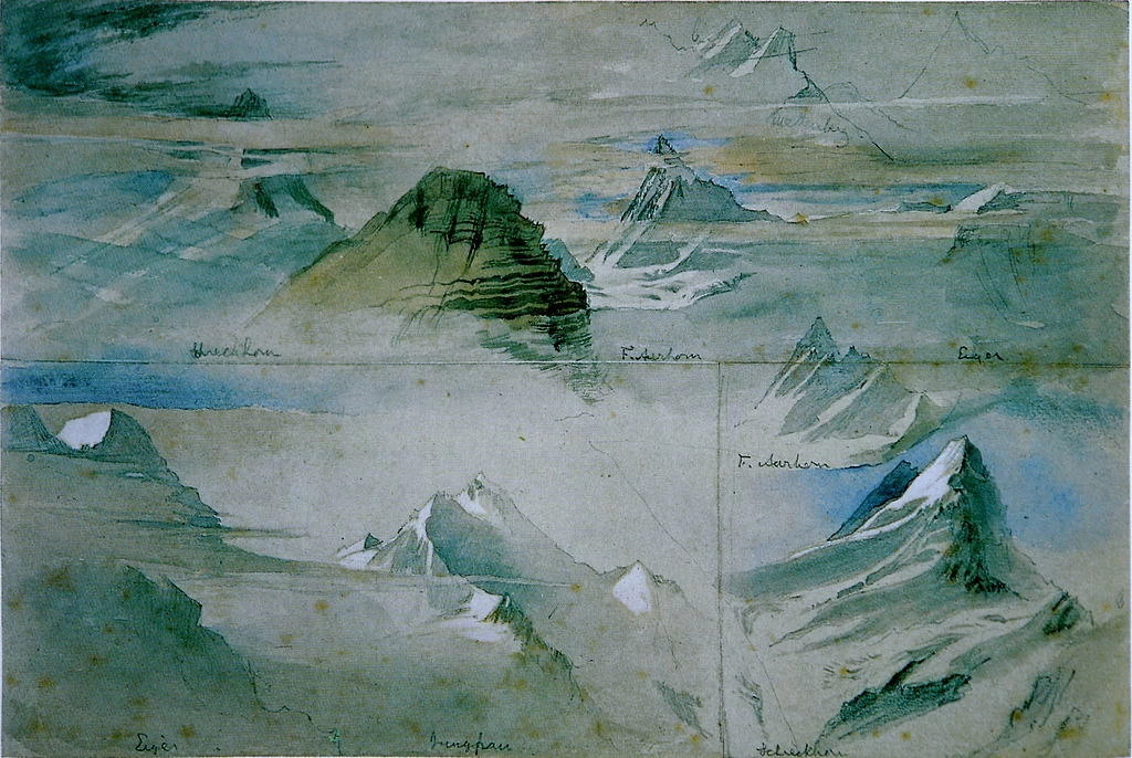 Vette alpine, c. 1846